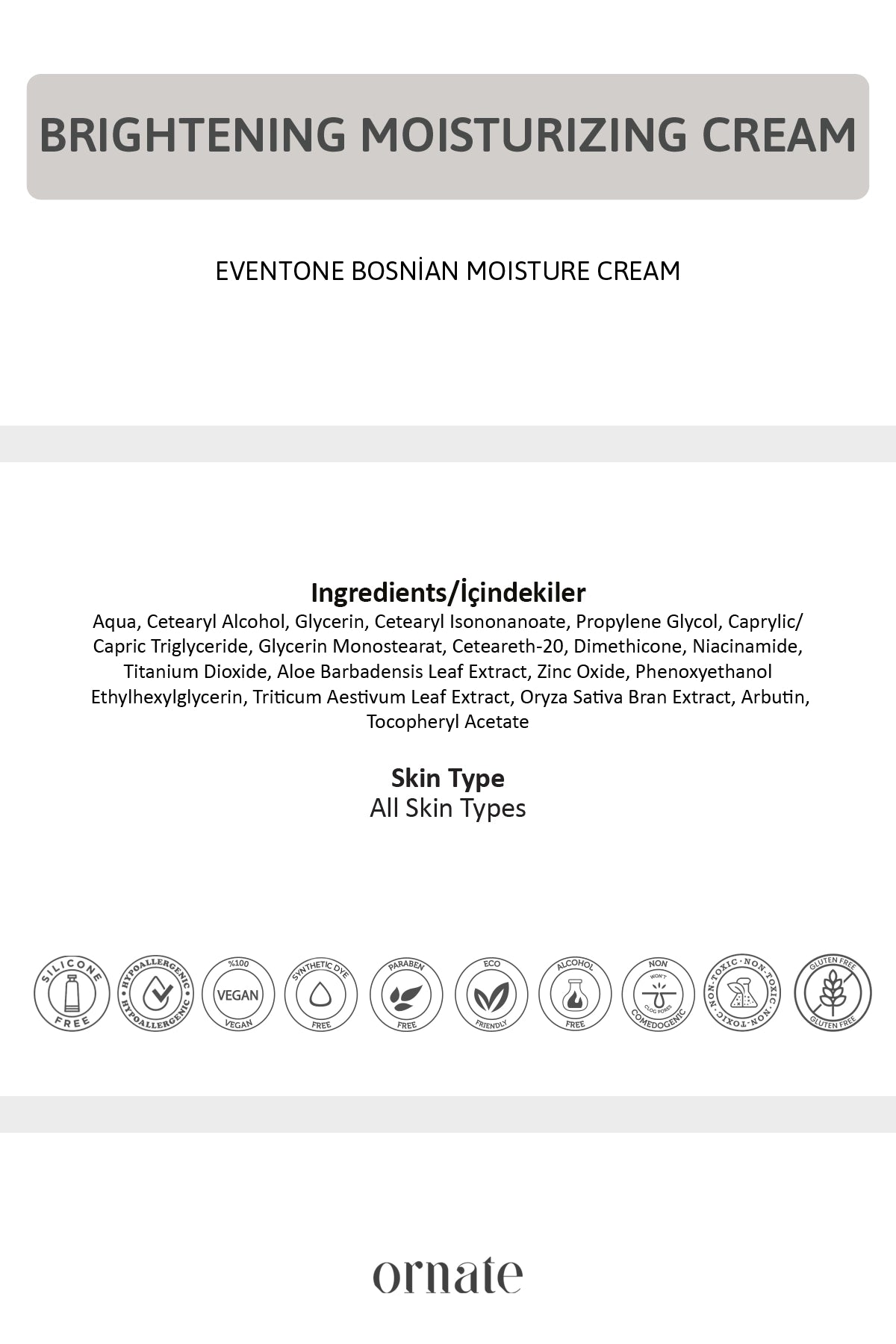 Bosnian Herbal Anti-Spot Cream