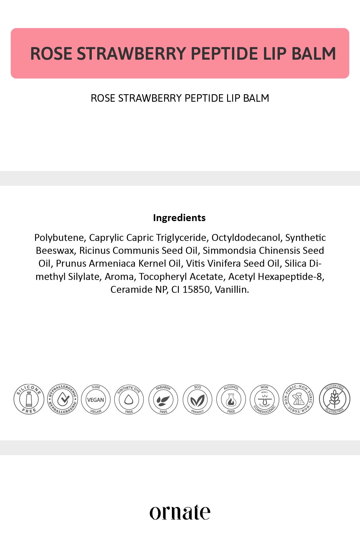 Lip Balm Strawberry