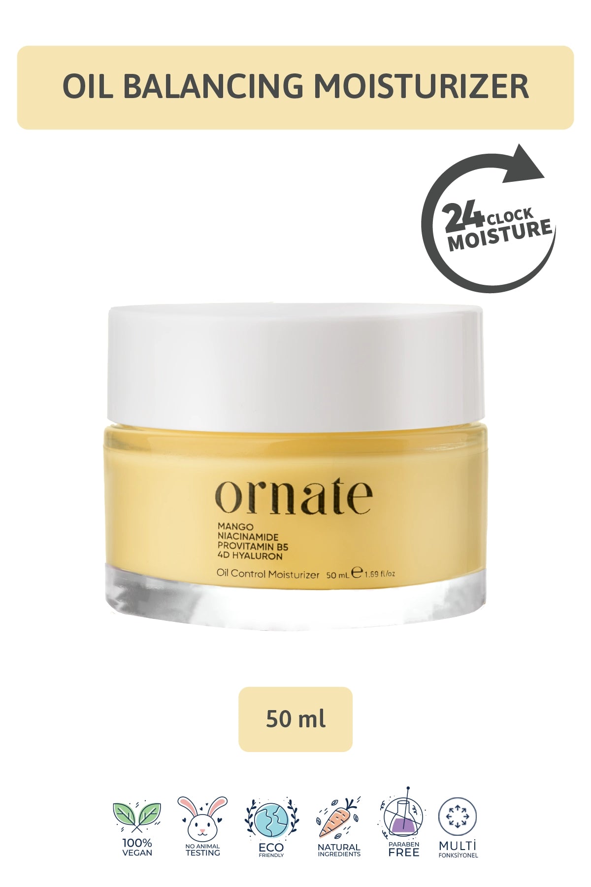 Lightweight Hydrating Cream for Oily Skin