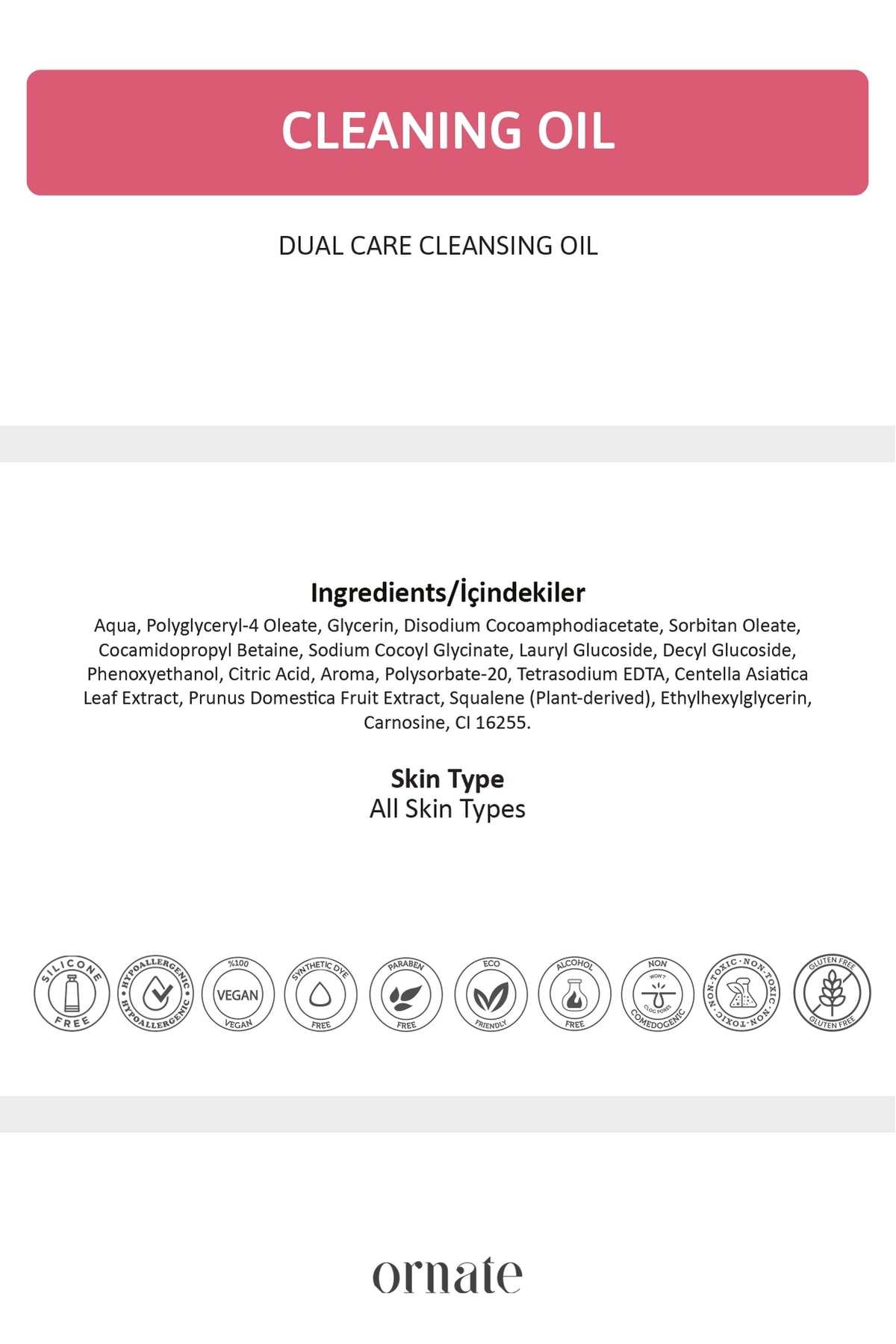 Nourishing Face and Body Cleansing Oil